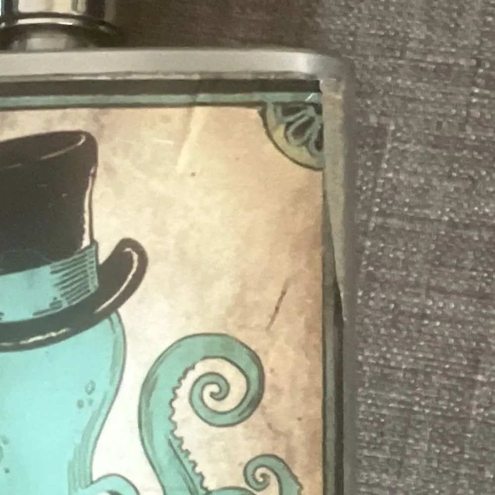 Trixie & Milo Octapus 8oz Stainless Steel Flask